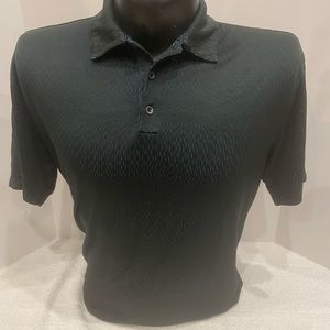 Mens Sz. L Nike Golf Collared Polo short sleeve shirt. 100% Polyester.